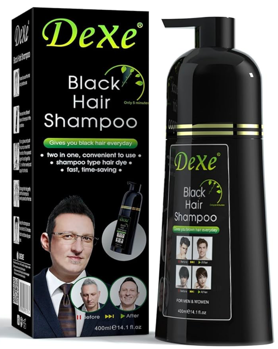 Dexe Black Hair Shampoo – ¡Cabello negro y radiante en solo 5 minutos!