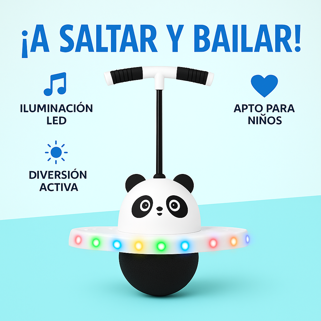Saltador infantil con diseño de panda G+ Envio gratis