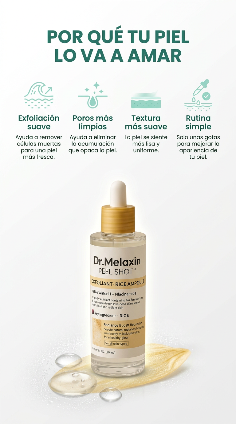 Exfoliante de Arroz que Ayuda a Mejorar la Textura de tu Piel