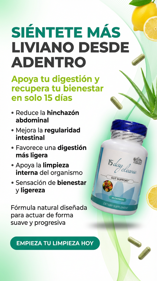 15 Day Cleanse: el reinicio que tu cuerpo necesita