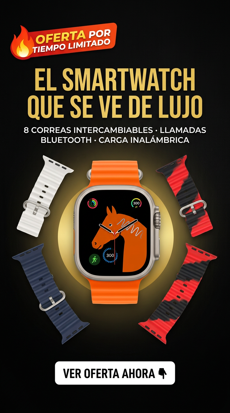 Smartwatch Y80 Ultra: 8 Estilos, Un Solo Reloj