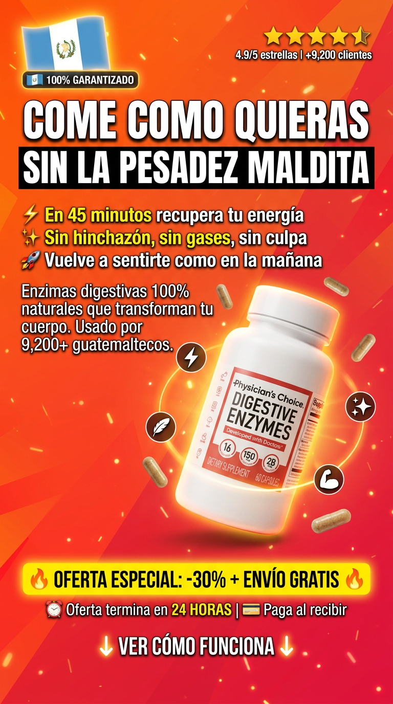 Digestive Enzymes: Digestión Ligera y Más Bienestar Todos los Días-60 Capsulas